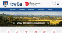 Desktop Screenshot of novy-bor.cz