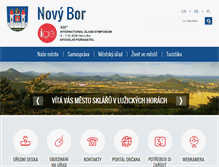Tablet Screenshot of novy-bor.cz